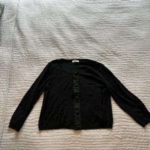 Moschino Black Cropped Sweater - Timeless Style